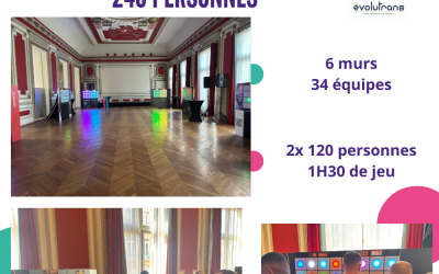 ✨Teambuilding 2×120 personnes – Société EVOLUTRANS 🚛